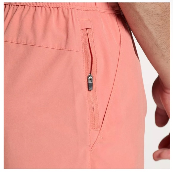 NWT DSG Men's 6" Agility Shorts Size Small activewear‎ gym workout peach orange - Picture 6 of 11